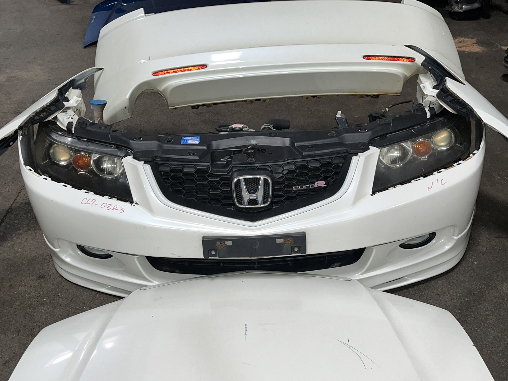 Acura TSX JDM Front End Conversion Euro R CL7 CL9 Hood Fenders