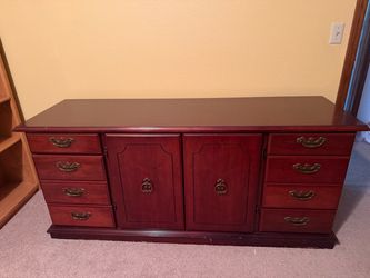 Wood credenza