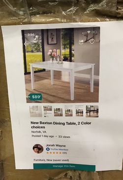 New Baxton Dining Table