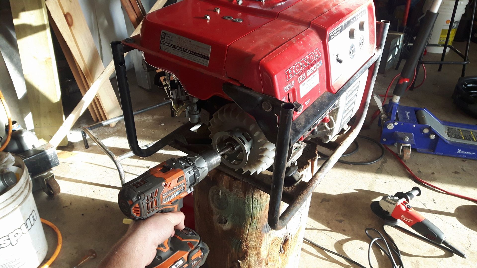 I fix generators, and small engines