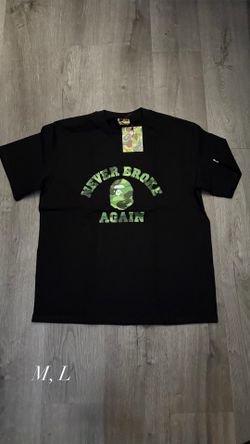 NBA young boy X Bape shirt