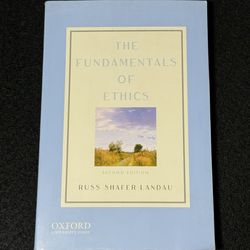The Fundamentals of Ethics 2nd Edition Russ Shafer-Landau Oxford Paperback Book