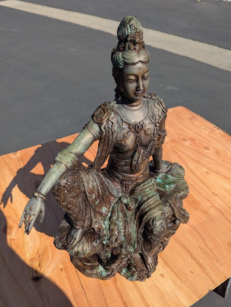Guan-Yin AKA Kwan-Yin Bronze Statue