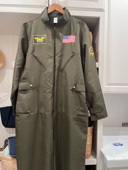 Military Pilot Flight Suit Costume