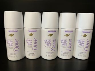 (PACK OF 6) DOVE DEODORANTS BODY SPAY TRAVEL SIZE