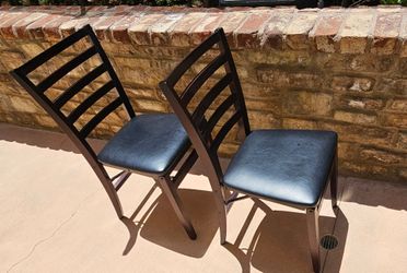 Two folding chairs