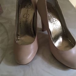 Jessica Simpson uper Leather Shoes color cream