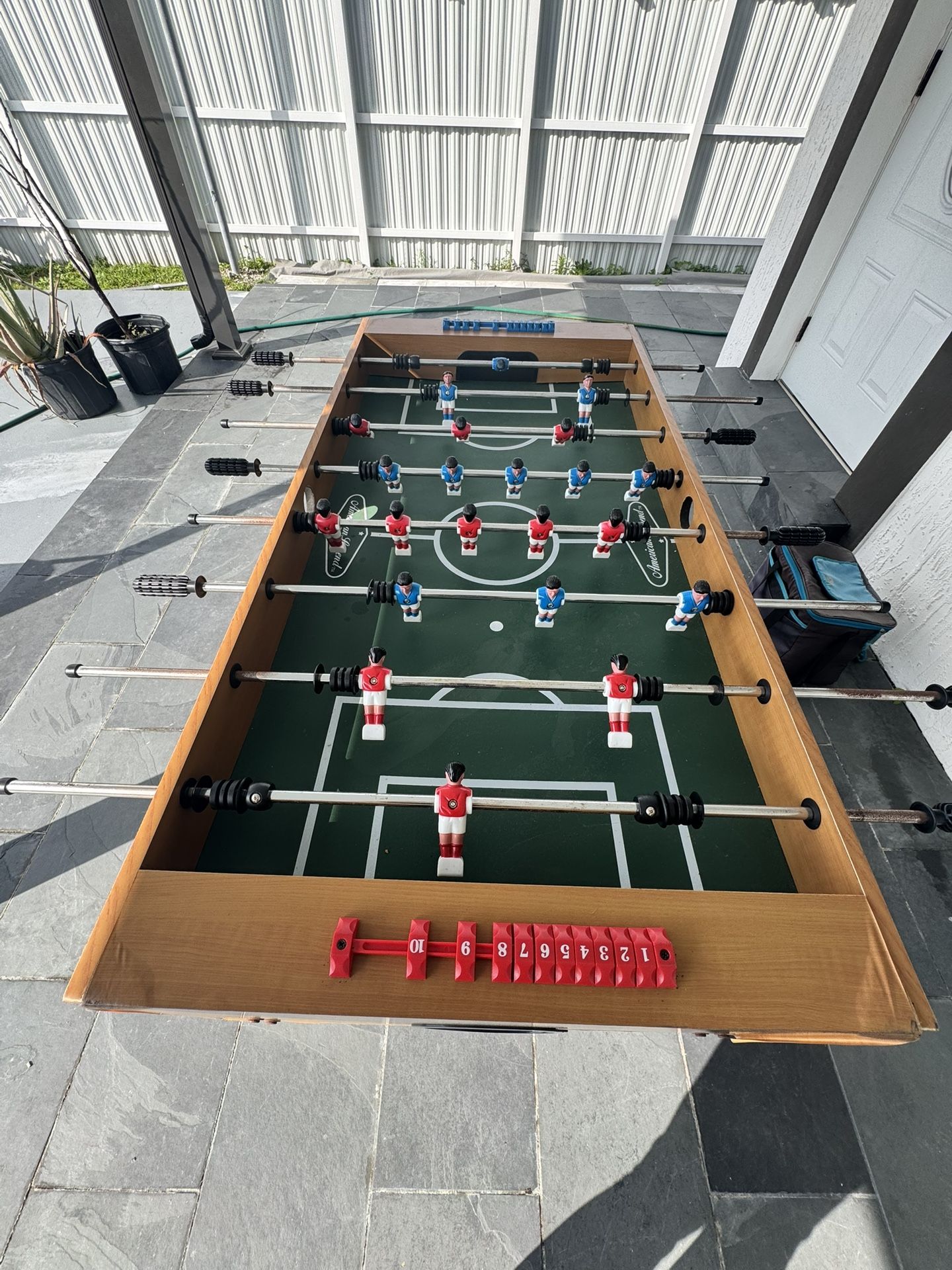 Foosball Table With Cover
