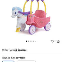 Little Tikes Princess Horse & Carriage