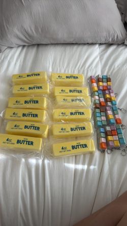 Butter squishys and keyboard clickers