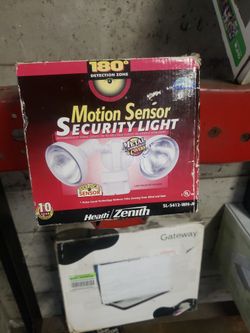 Motion sensor security light