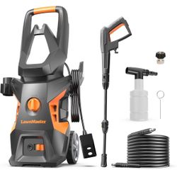 LawnMaster LT(contact info removed)C Electric Pressure Washer 13 Amp 1.4 GPM 2100 Max PSI CSA Certified with Foam Bottle =A8-609