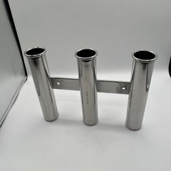 3 Link Stainless Steel Fishing Rod Holders/Tubes