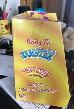 Kung fu hamster toy