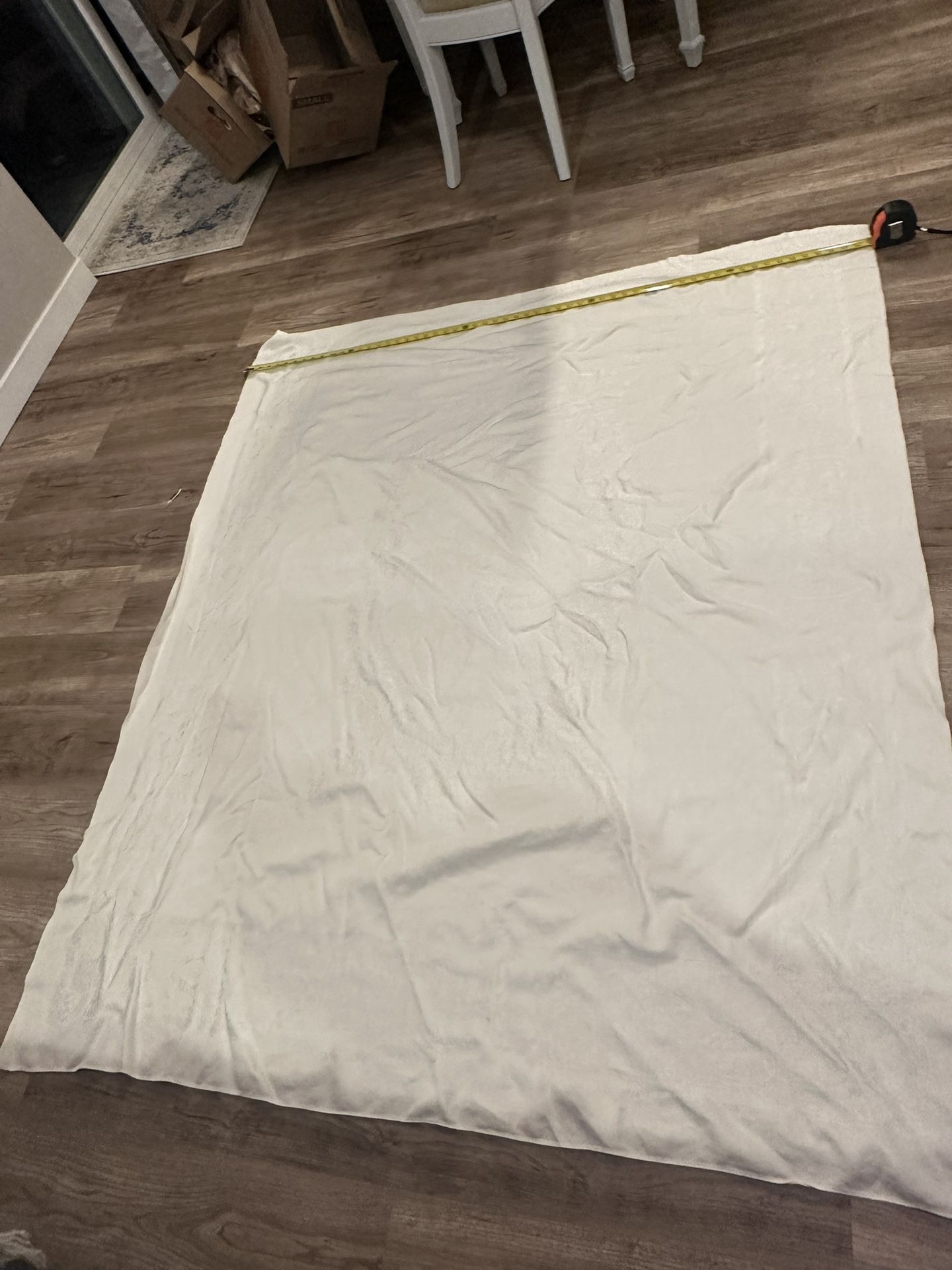 Vintage Square Linen Tablecloth- 60” x 60”