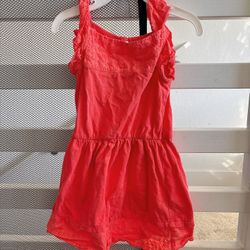 Gap baby red dress size 2-3T sleeveless top dress long skirt baby girl toddler girl  Good condition  Comes from pet free smoke free home  Washed with 