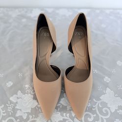 ZARA Asymmetric High-Heel Shoes Size 6 