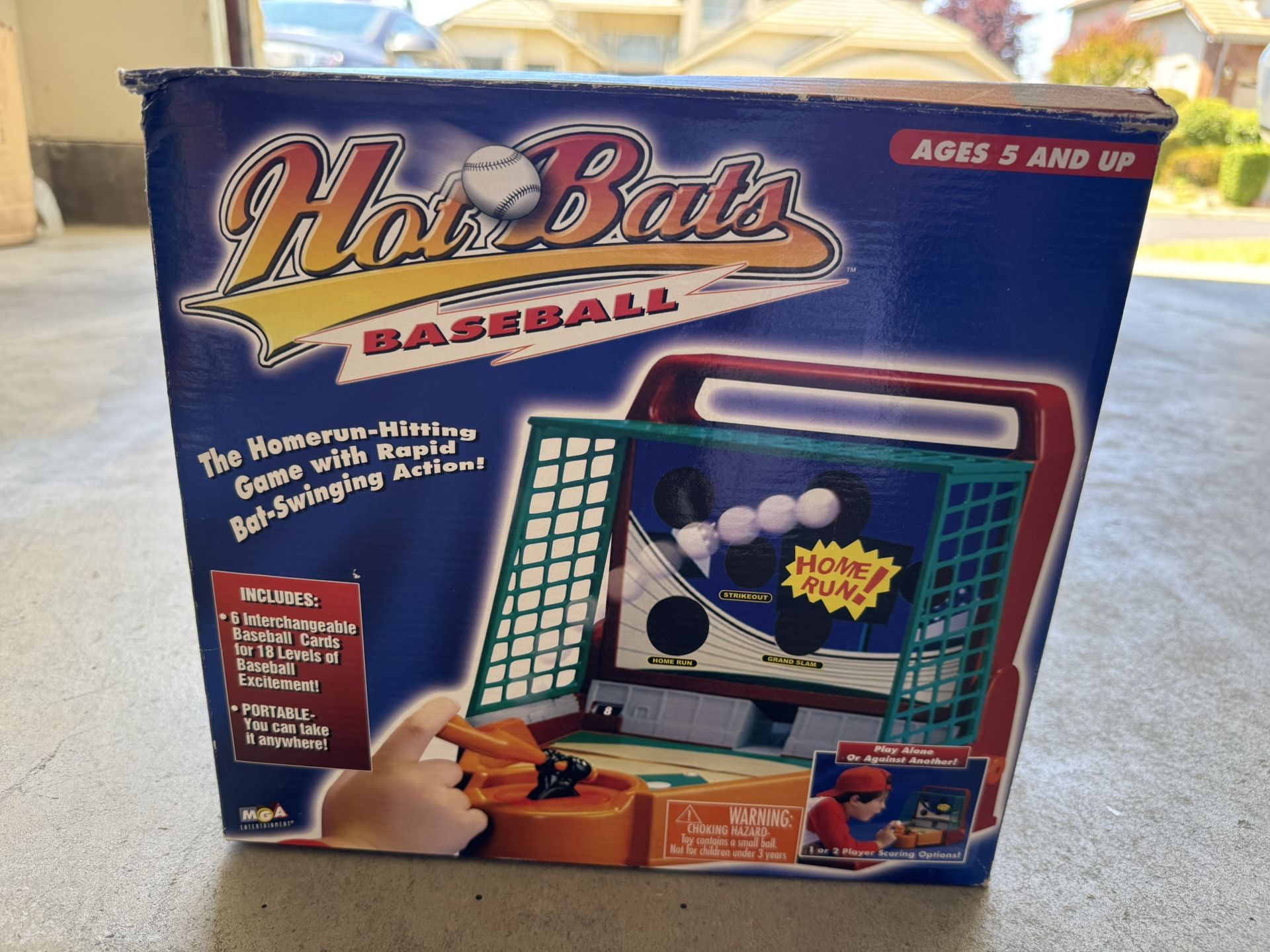 Vintage 2000 Hot Hoops Tabletop Baseball Game