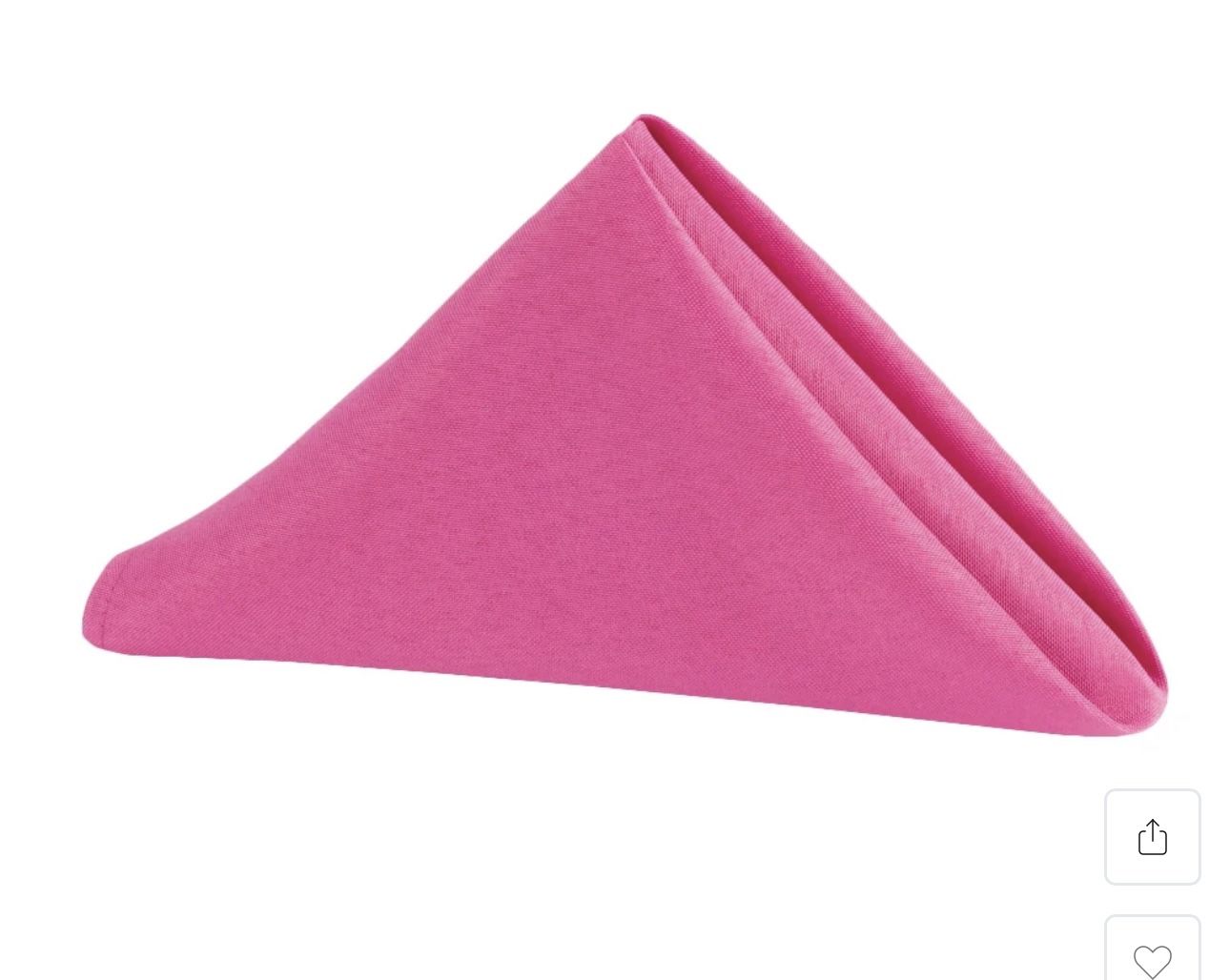 Premium Polyester Napkin 20"x20" - Fuchsia