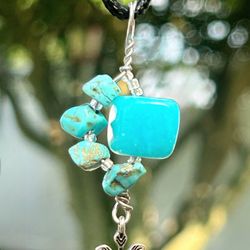 “Spirit of the Sky” — Turquoise Charm Pendant