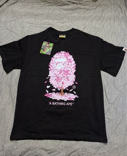 sakura bape shirt size small