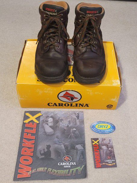 CAROLINA WorkFlex 6" Safety Toe Leather Work Boot 9D
