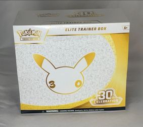 Pokemon TCG 30th Celebration Elite Trainer Box ETB Factory Sealed
