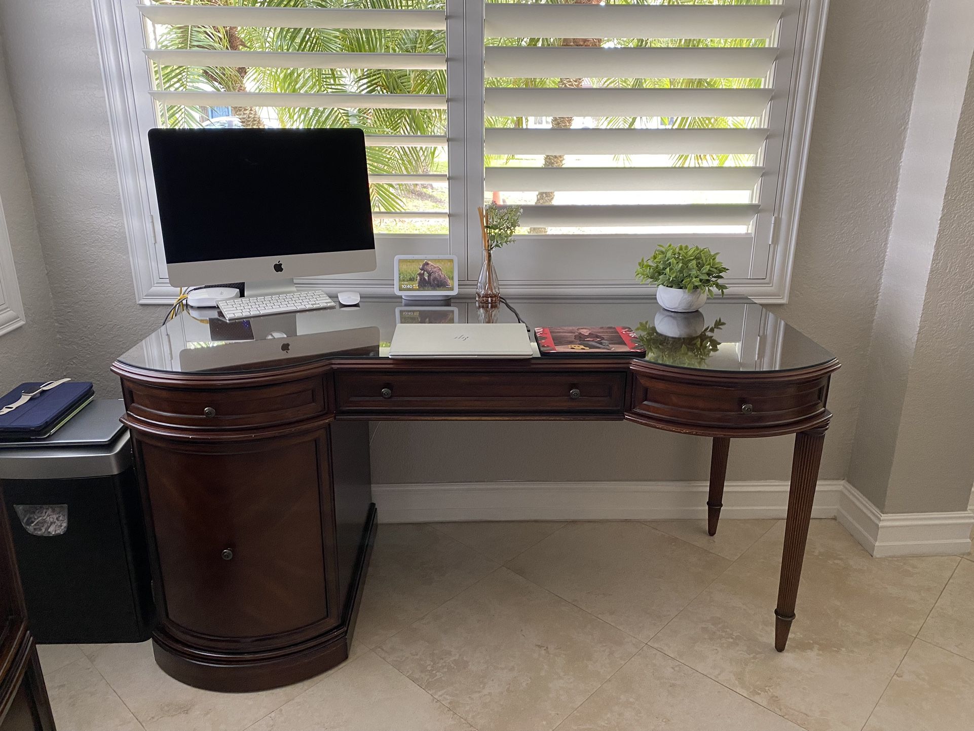 Office Desk With Filing Cabinet