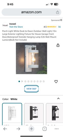 Inowel Lanterns 2 White Outdoor Lanterns