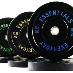 New! Olympic Rubber Bumper Weight Plates 210 lbs