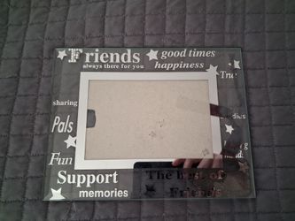 Glass picture frame