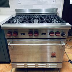 Commercial 34” Wolf Stove - Vintage 