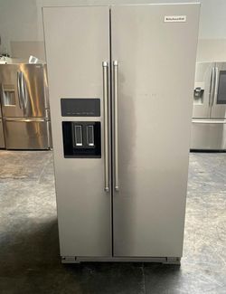 KitchenAid Side by Side Refrigerator Stainless Steel