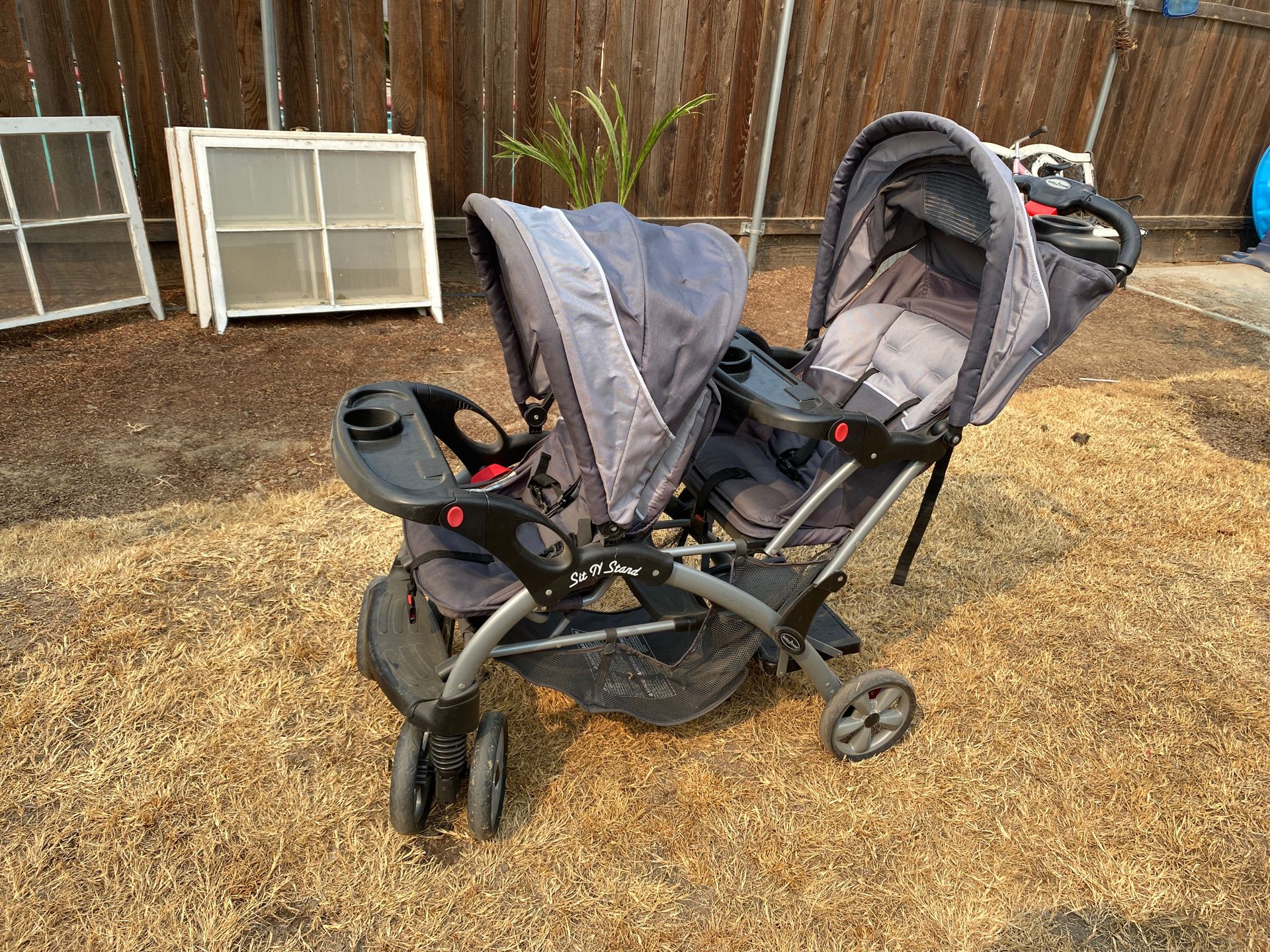 Double strollers in great condition