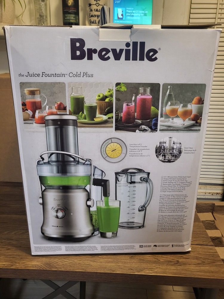 Breville Juice Fountain Cold Plus Juicer