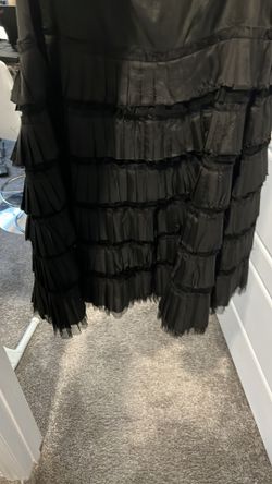 Black Ruffle Skirt