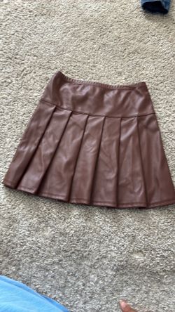 Cute kids brown skirt