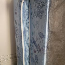 Full mattress, box spring and bed frame