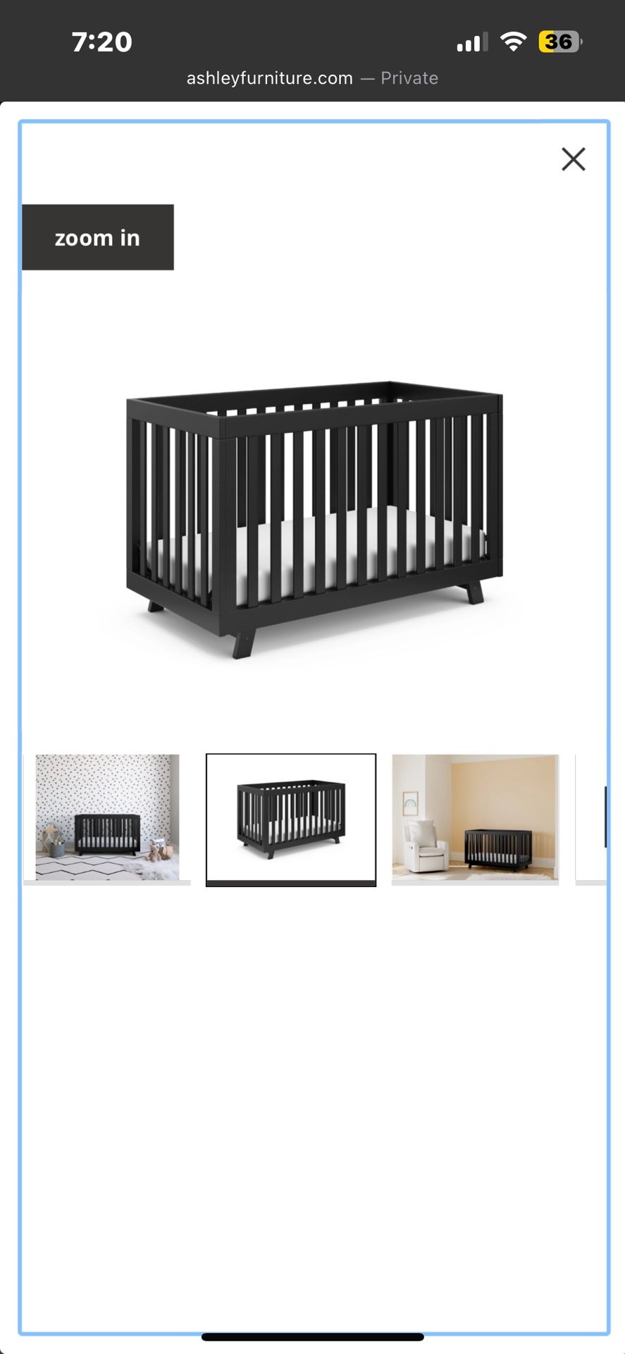 Crib Never Opened Or Used