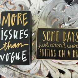 Word Blocks Emotional Home Decor From Kirkland’s