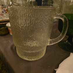 Mid Century ICE BARK Pitcher