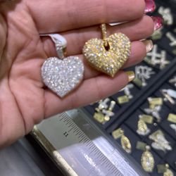 10k Heart Gold Diamond