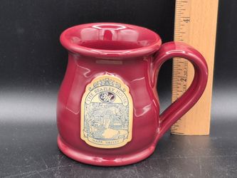 The Beazley House Napa Valley Ceramic Mug, Deneen Pottery, Burgundy