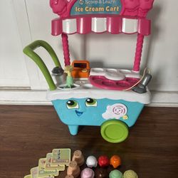 Leap Drop Scoop And Learn Ice Cream Cart