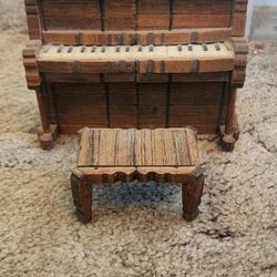 Vintage Tiny Piano Music Box 