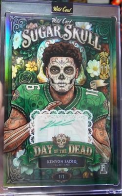 Wild Card Sugar Skull Kenyon Sadiq Auto 1/1