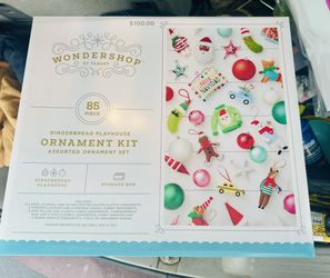 Gingerbread Playhouse Ornament Kit, 85 Total Piece