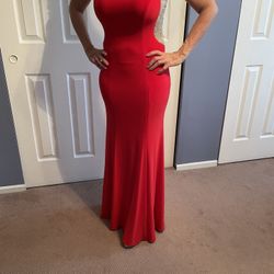 Xscape Red Gown - Size 4