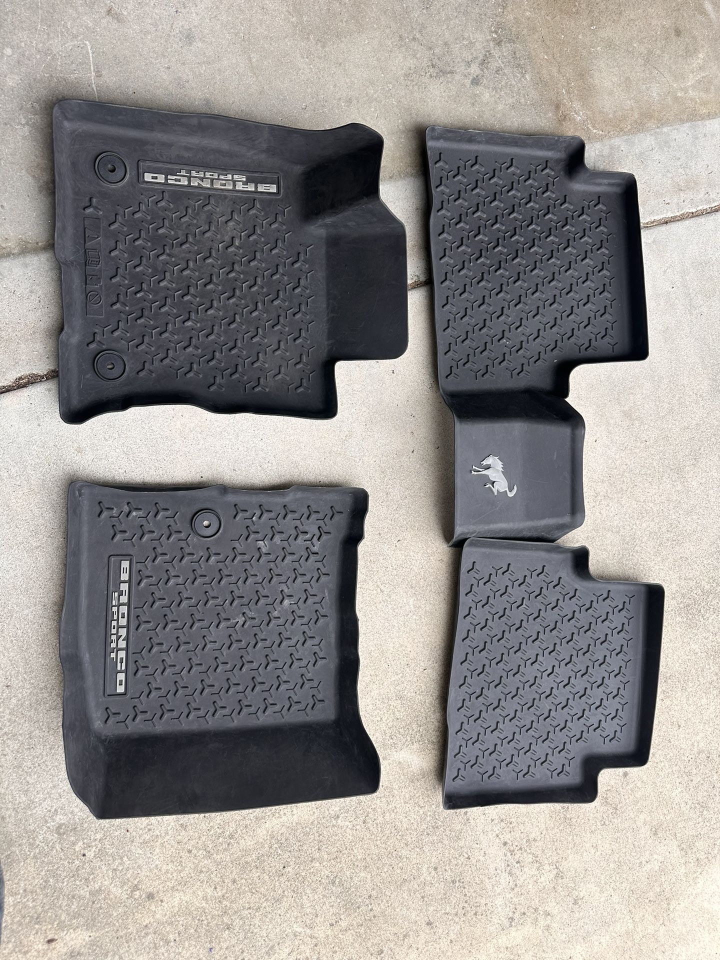 Bronco Sport Weather Proof Floor Mats