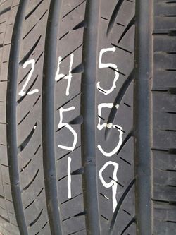 245 55 19 four good truck tires $20 each